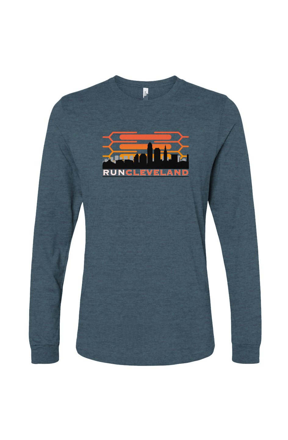 unisex run cleveland long sleeve tee