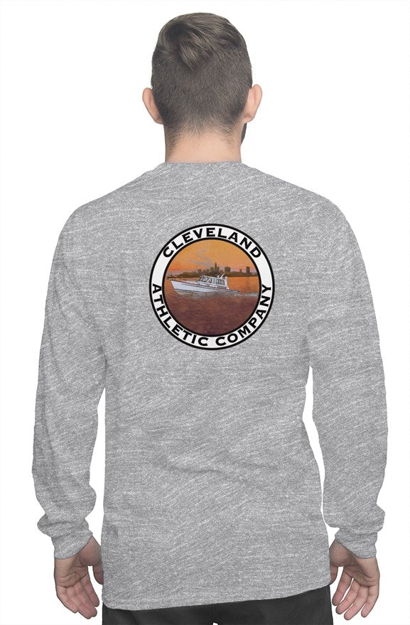 Whiskey island long sleeve tee