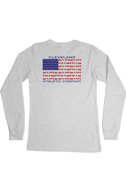 CAC American flag Long Sleeve T Shirt