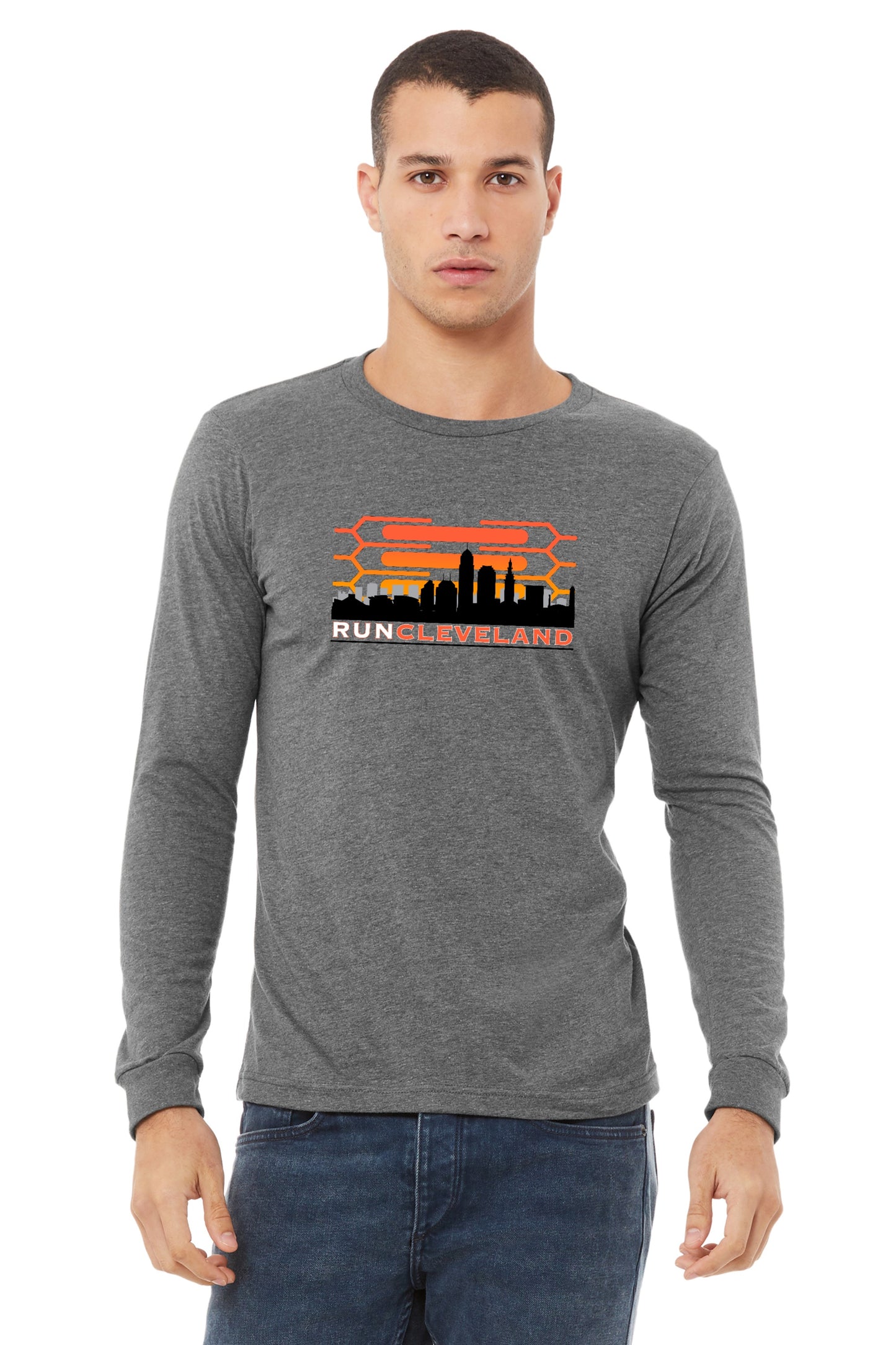 Unisex Run CLE Long Sleeve Tee