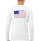 CAC Unisex American Flag Long Sleeve T Shirt